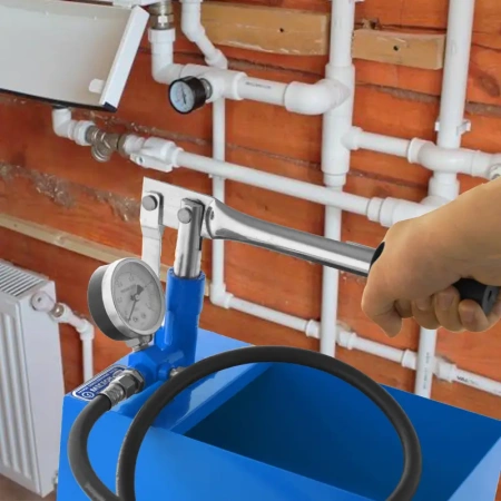 Насос опрессовочный ручной МЕГЕОН 98010 купить по низкой цене | МАКСПРОФИТ