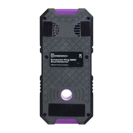 Детектор скрытой проводки Ermenrich Ping SM90, фиолетовый купить по низкой цене | МАКСПРОФИТ